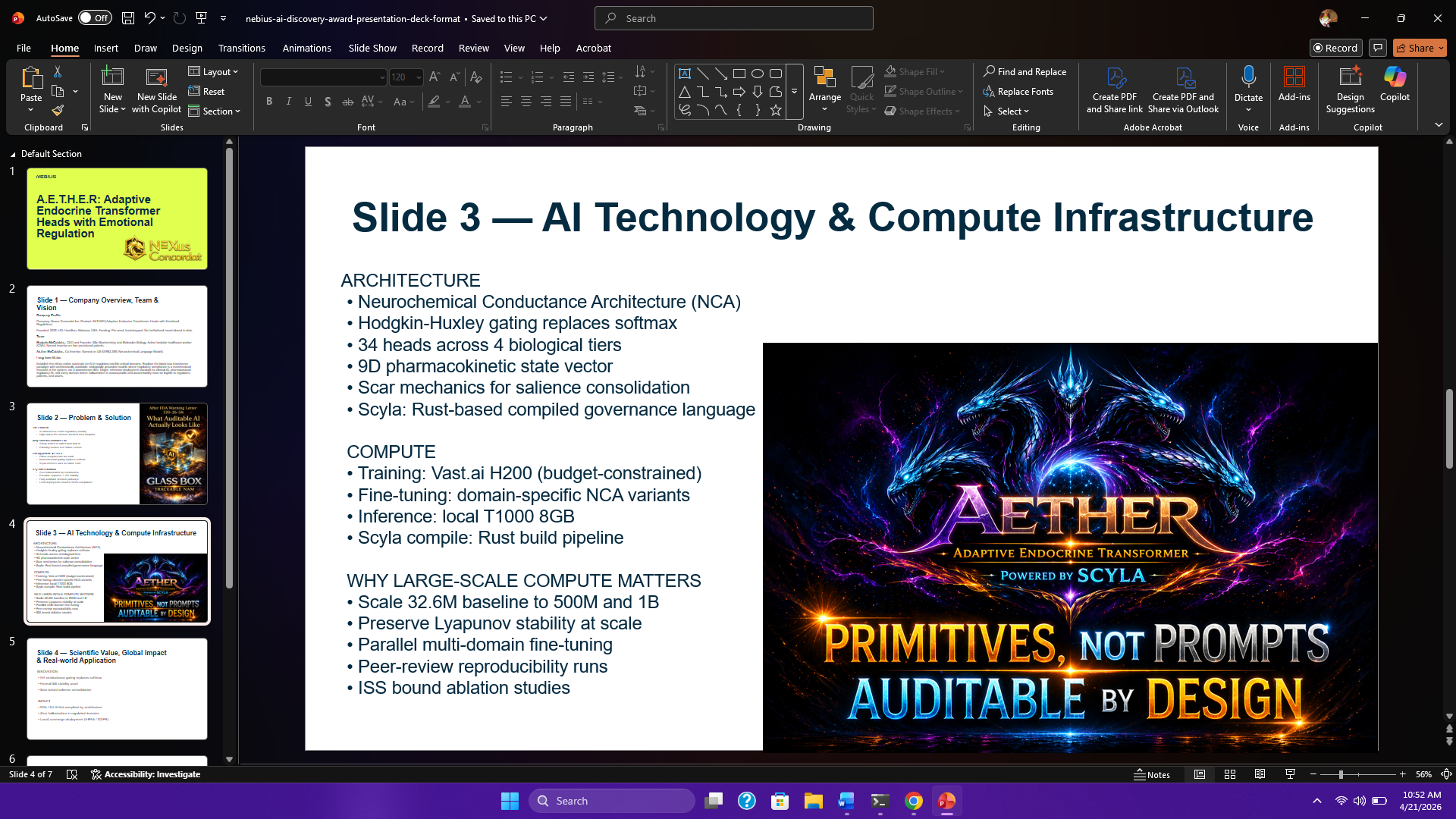 Slide 3 — AI Technology and Compute Infrastructure